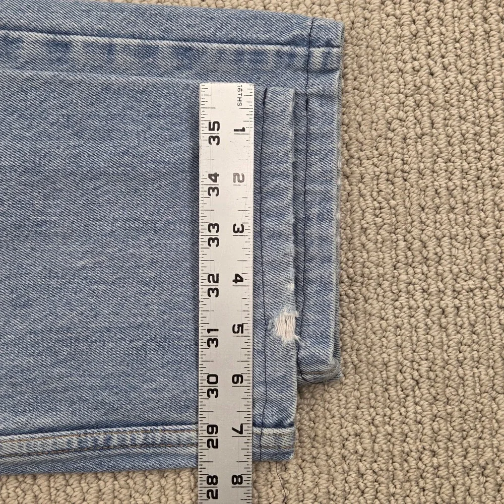 Vintage 90s Levis 505 Orange Tab Jeans Mens 34x32 Light Wash Denim USA MADE